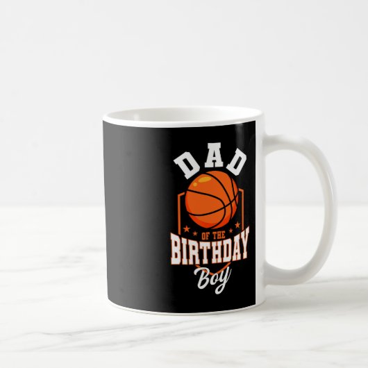 Mug Papa Of The Birthday Boy Basketball Thème Annivers (Droite)