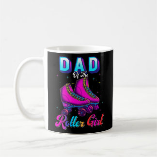 Mug Papa Of The Roller Girl Roller Skating Birthday