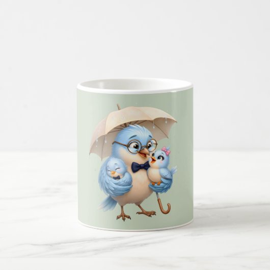 Mug Papa Oiseau Mignon Pour Papa (Centre)