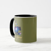 Mug Papa Ours Cosmique & Ourson (Devant gauche)