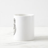 Mug Papa ours Lunettes de soleil Ours Tête Vector Desi (Centre)
