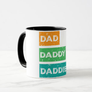 Mug Papa, Papa, Papa, Fête des pères, Daddie