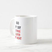 Mug Papa Par Jour Zombie Slayer Par Nuit (Devant gauche)