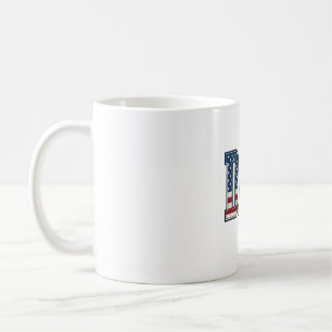 Mug Papa patriote Drapeau américain Design vectoriel v
