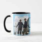 Mug Papa Pêche Accroché à Vie (Gauche)