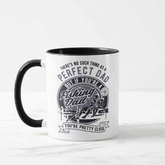 Mug Papa Pêcheur Papa Parfait (Gauche)
