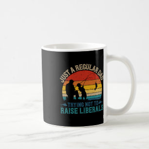 Mug Papa Pêcheur Régulier Vintage Essayant De Ne Pas É