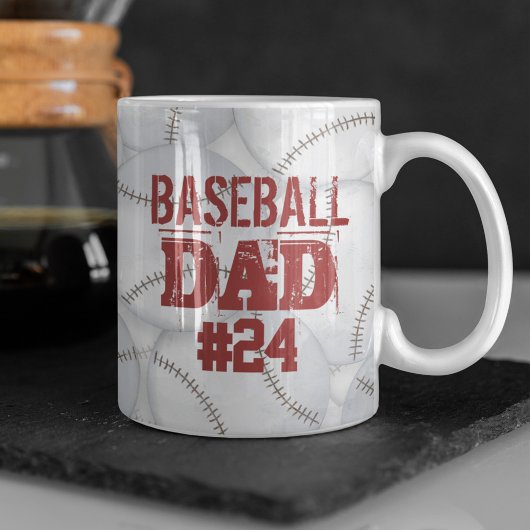 Mug Papa Personnalisé Baseball
