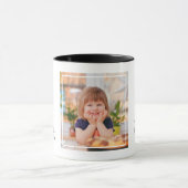 Mug Papa personnalisé Est Année Nom du petit-enfant Ph (Centre)