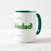 Mug papa perturbé ! - vert (Devant droit)