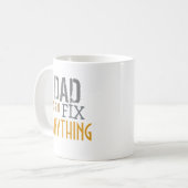 Mug Papa Peut Corriger N'Importe Quelle Typographie Mi (Devant gauche)