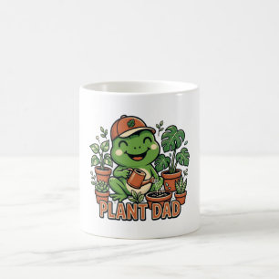 Mug Papa plante grenouille arrosant des plantes d'inté