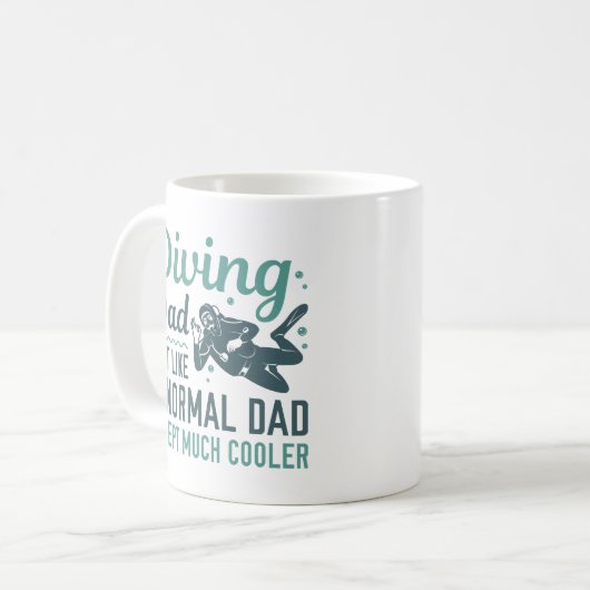 Mug Papa plongeur (Devant gauche)