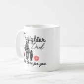 Mug Papa pompier | Cadeaux de Fête des pères (Devant gauche)