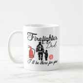 Mug Papa pompier | Cadeaux de Fête des pères (Gauche)