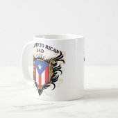 Mug Papa portoricain du numéro un (Devant gauche)