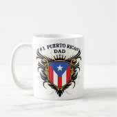 Mug Papa portoricain du numéro un (Gauche)