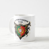 Mug Papa portugais du numéro un (Devant gauche)