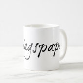 Mug Papa préféré - écriture noire 00001 (Devant droit)