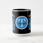 Mug Papa Princesse Cool ajout monogramme (Centre)