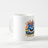 Mug Papa Requin Soleil Couchant Épouvantable Drôle (Devant gauche)