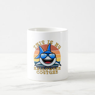 Mug Papa Requin Soleil Effrayant Drôle
