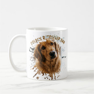 Mug Papa Retriever D'or Personnalisé - Chien Perso