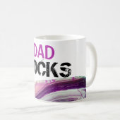 Mug *~* Papa Rocks Lapidary Agate Stone (Devant droit)
