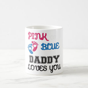 Mug Papa rose ou bleu t'aime