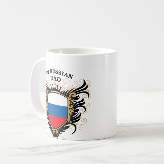 Mug Papa russe du numéro un (Devant gauche)
