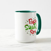 Mug Papa Saurus Rex Graphic (Devant droit)