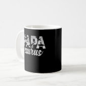 Mug Papa Saurus Trex Papa Dinosaure Père (Devant gauche)