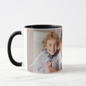 Mug Papa Script Heart Grateful pour chaque instant Pho (Gauche)