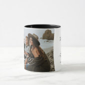 Mug Papa Script Heart Grateful pour chaque instant Pho (Centre)
