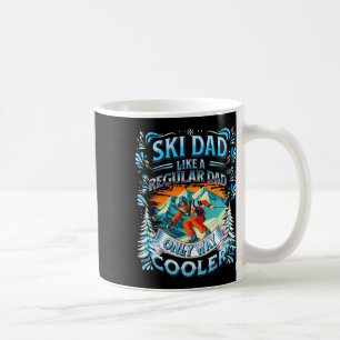 Mug Papa ski drôle comme un papa normal mais en beauco