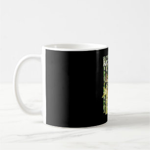 Mug Papa super cool drôle pêche à la basse (sur le dos