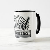 Mug Papa Super-héros (Devant droit)