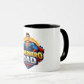Mug Papa Super-héros (Devant droit)