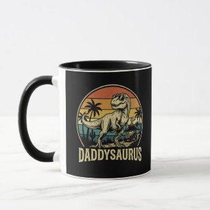 Mug Papa Trex Dinosaure Papasaurus Rétro Fête des Père