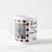 Mug Papa, tu es mon super-héros/2 photos (Devant gauche)