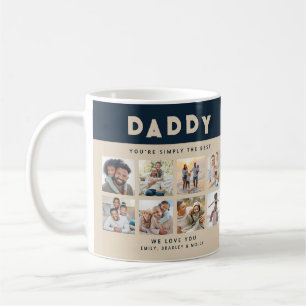 Mug Papa, tu es tout simplement le meilleur collage ph