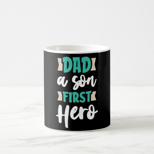 Mug Papa un fils Premier héros (Centre)
