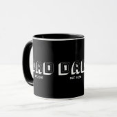 Mug Papa Varsity Gras Établi (Devant gauche)