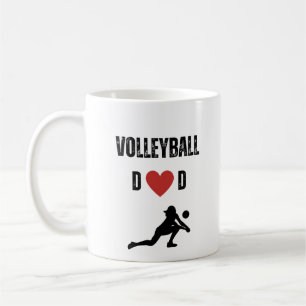Mug Papa volley-ball (athlète féminine)