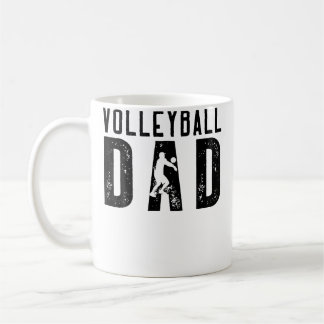 Mug Papa volley-ball pour hommes famille appariement d