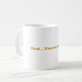 Mug "Papa… vous êtes mon héros " (Devant gauche)