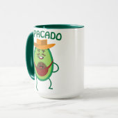 Mug Papacado Papa Avocado Cute Baby Funny Papa (Devant gauche)