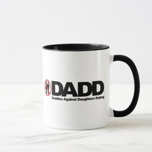 Mug Papas de DADD contre dater de filles (Droite)
