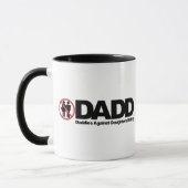 Mug Papas de DADD contre dater de filles (Gauche)