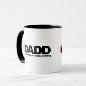 Mug Papas de DADD contre dater de filles (Devant gauche)